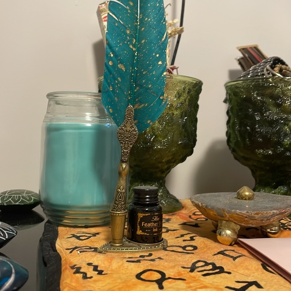 Caligraphy pen with ink and stand - Picture 2 of 2